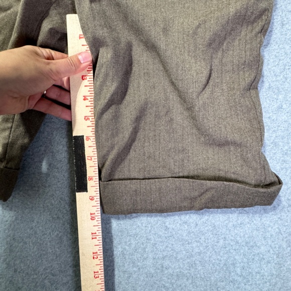 Banana Republic Dressy Bermuda Womens 6 Brown Stretch Martin Fit Low Rise Wool - Picture 2 of 9